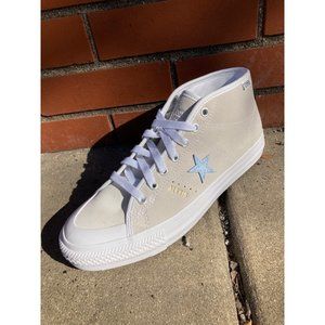 NIB Converse Alexis Sablone Cons One Star Pro Mid Vtg Whit171326C US Mens 9.5/12